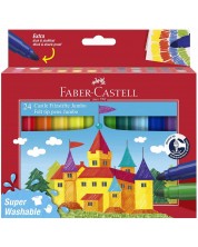 Set markere Faber-Castell Castle - Jumbo, 24 culori -1