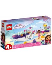 LEGO Casa de păpuși LEGO Gabby's Dollhouse - Corabia spa a lui Gabby și pisica sirenă (10786)