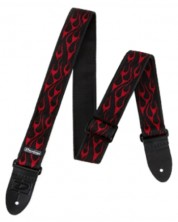 Curea de chitară Dunlop – D38-11RD, Flambe Red