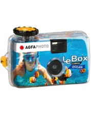 Aparat foto compact AgfaPhoto - LeBox Ocean, Waterproof Camera, Blue -1