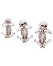 Set de statuete Nemesis Now Adult: Humor - Three Wise Skellywags, 13 cm -1