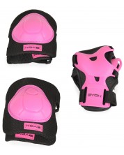 Set de protecții pentru copii Byox - H110, clasa A, Pinky, până la 25 kg -1