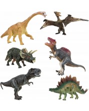 Set figurine Iso Trade - Dinozauri în mișcare, 6 bucăți	 -1