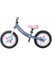 Bicicletă de echilibru Cariboo - LEDventure, albastru/roz