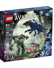 Constructor LEGO Avatar - Neytiri și Thanator și AMP se potrivesc cu Quaritch (75571)