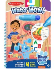 Set coloreaza cu apa Melissa & Doug - Ghicitorile lui Blue, Alfabet