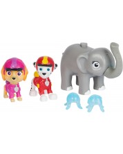 Set de figuri  Spin Master Paw Patrol Jungle Pups - Marshall și Skye -1