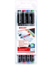 Set de markere permanente Edding 140 - 4 culori, S