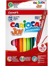 Set carioci superlavabile Carioca Joy - 12 culori -1