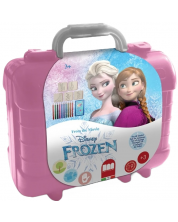 Set de colorat multiprint în valiză - Frozen