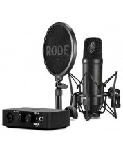 Set de microfon și interfață audio Rode NT1+AI - negru