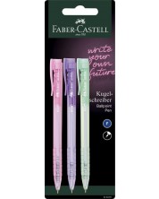 Set de stilouri Faber-Castell Grip - 0,5 mm, 3 bucăți -1