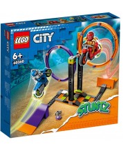 Constructor LEGO City- Stuntz, Provocare de cascadorie cu rotire (60360)