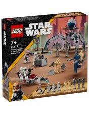 Constructor LEGO Star Wars - Clone Stormtroopers și Battle Droids Battle Pack (75372) -1