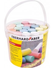 Set de cretă Eberhard Faber - 20 de bucăți, într-o găleată -1