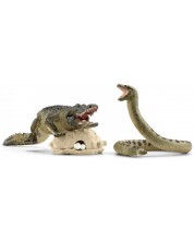 Set figurine Schleich Wild Life - Animale de mlastina periculoase