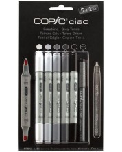 Set markere Copic Ciao - Cool Grey Tones -1