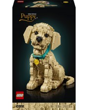Constructor LEGO Icons - Cățeluș Golden Retriever (11384) - imagine 1