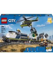 Constructor LEGO City - Jaf dintr-un tren de poliție (60508)