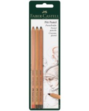 Set de creioane Faber-Castell Pitt Pastel - 3 culori