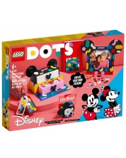 Constructor LEGO Dots - Cutie proiect școlară Mickey Mouse și Minnie Mouse (41964)