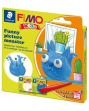 Set de lut polimeric Staedtler Fimo Kids - Monster -1