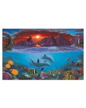 Set de pictură cu vopsele acrilice Royal - Viață în ocean, 39 x 30 cm