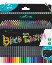 Set de creioane Faber-Castell Black Edition - 100 de culori 