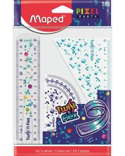 Set de instrumente de desen Maped Pixel Party - 3  piese -1