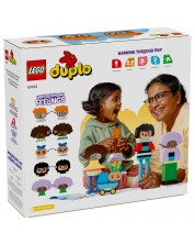 Constructor LEGO Duplo - Oameni prefabricați cu emoții mari (10423)