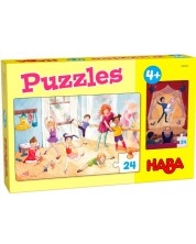 Set puzzle Haba - Balerine, 2 piese -1