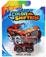 Carucior cu culoare schimbatoare Hot Wheels Colour Shifters - Chrysler 300 Bling, 1:64