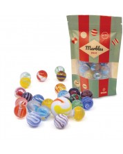 Set de bile din sticlă Svoora - 25 bucăți, multicolore - imagine 1