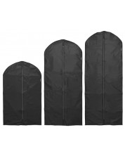 Set de 3 huse pentru haine Brabantia - mărime M/L/XL, Black