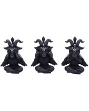 Set de figurine Nemesis Now Adult: Cult Cuties - Three Wise Baphoboo, 13 cm