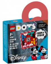 Constructor LEGO Dots - Mickey Mouse și Minnie Mouse cu patch (41963)