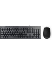 Set de mouse și tastatură Delux - K6300U, Chirilic, negru -1
