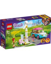 Set de construit Lego Friends - Masina electrica a Oliviei (41443)