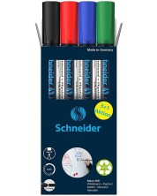 Set Markere pentru tabla alba Schneider Maxx 290, 3 mm, 4 culori