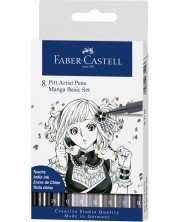 Set de baza Manga Faber-Castell Pitt Artist - 8 buc. -1