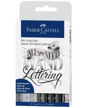 Set markere Faber-Castell Pitt Artist - Creative Studio, 9 bucati -1