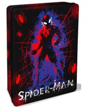 Set de colorat în cutie metalică Multiprint - Spider man -1