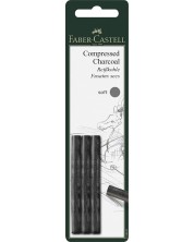 Faber-Castell Pitt set de cărbune Pitt - 3 bucăți, mediu -1