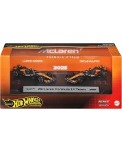 Set de mașinuțe metalice Hot Wheels Premium – Race 2-Pack, scara 1:64, sortiment
