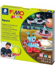 Set de lut polimeric Staedtler Fimo Kids - Monstru spatial -1