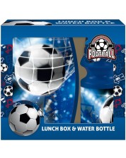 Set sticlă și cutie pentru mâncare Derform Football 17 -1