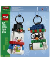 Set de construcție LEGO Iconic – Jucării oameni de zăpadă (40812) - imagine 1