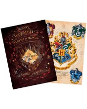 Set de mini-postere GB eye Movies: Harry Potter - Crests & Marauders -1