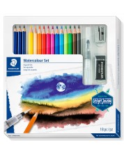Staedtler Watercolour DJ set de creioane - 18 bucăți