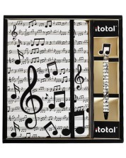 Set de carnete și pixuri A5 I-Total - Muzică